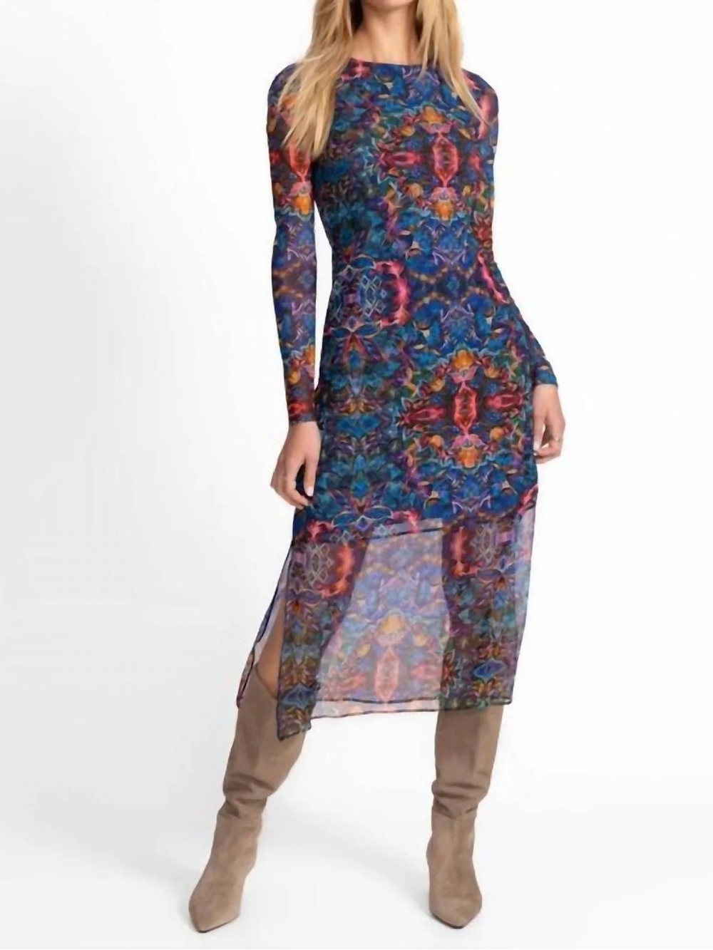 NWT Johnny Was - TULUS MESH MIDI DRESS
